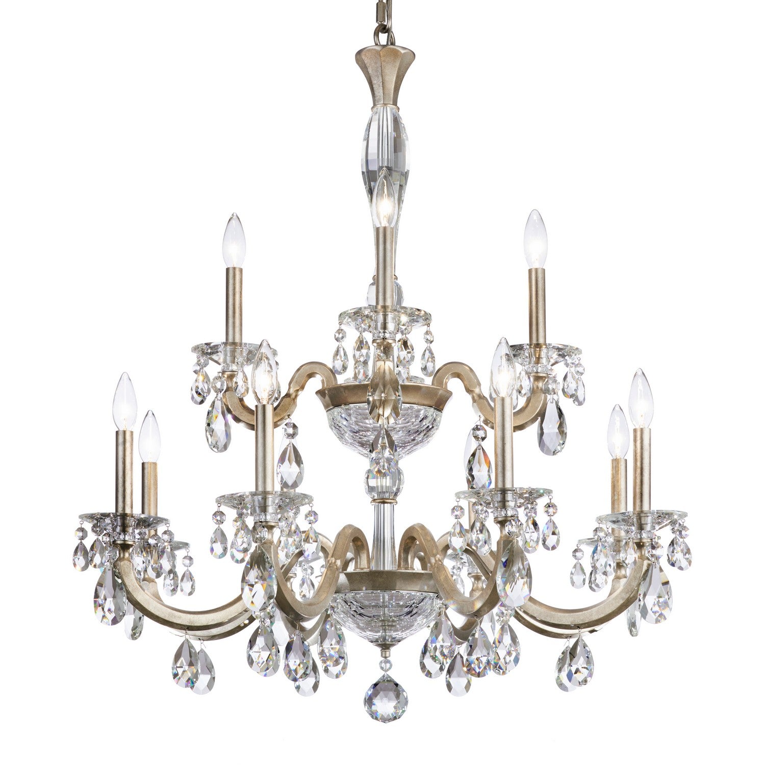 Schonbek - S8612N-22R - 12 Light Chandelier - San Marco - Heirloom Gold