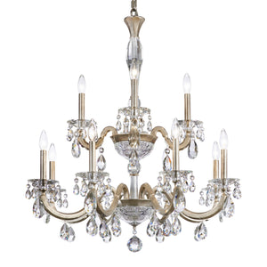 Schonbek - S8612N-26R - 12 Light Chandelier - San Marco - French Gold