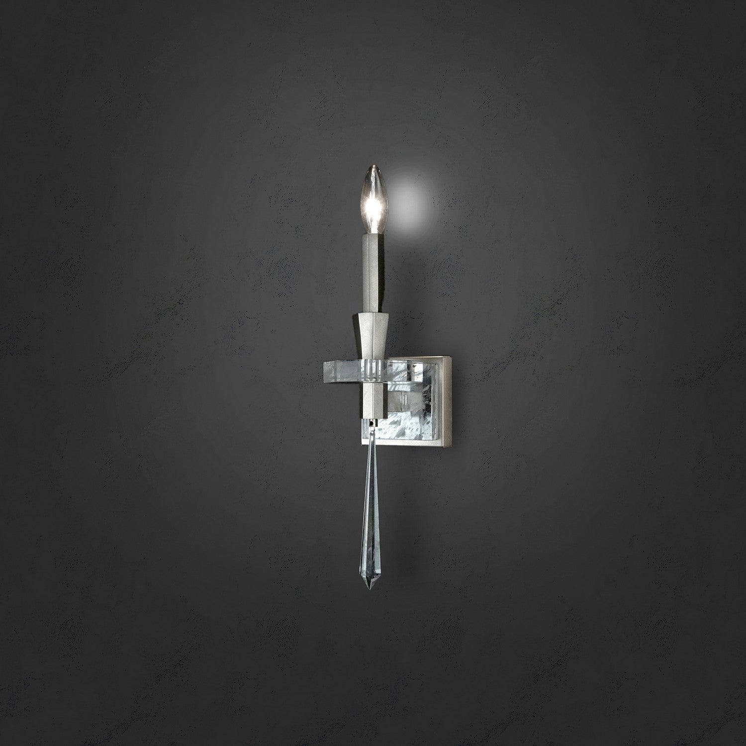 Schonbek - S9319-48OH - One Light Wall Sconce - Amadeus - Antique Silver