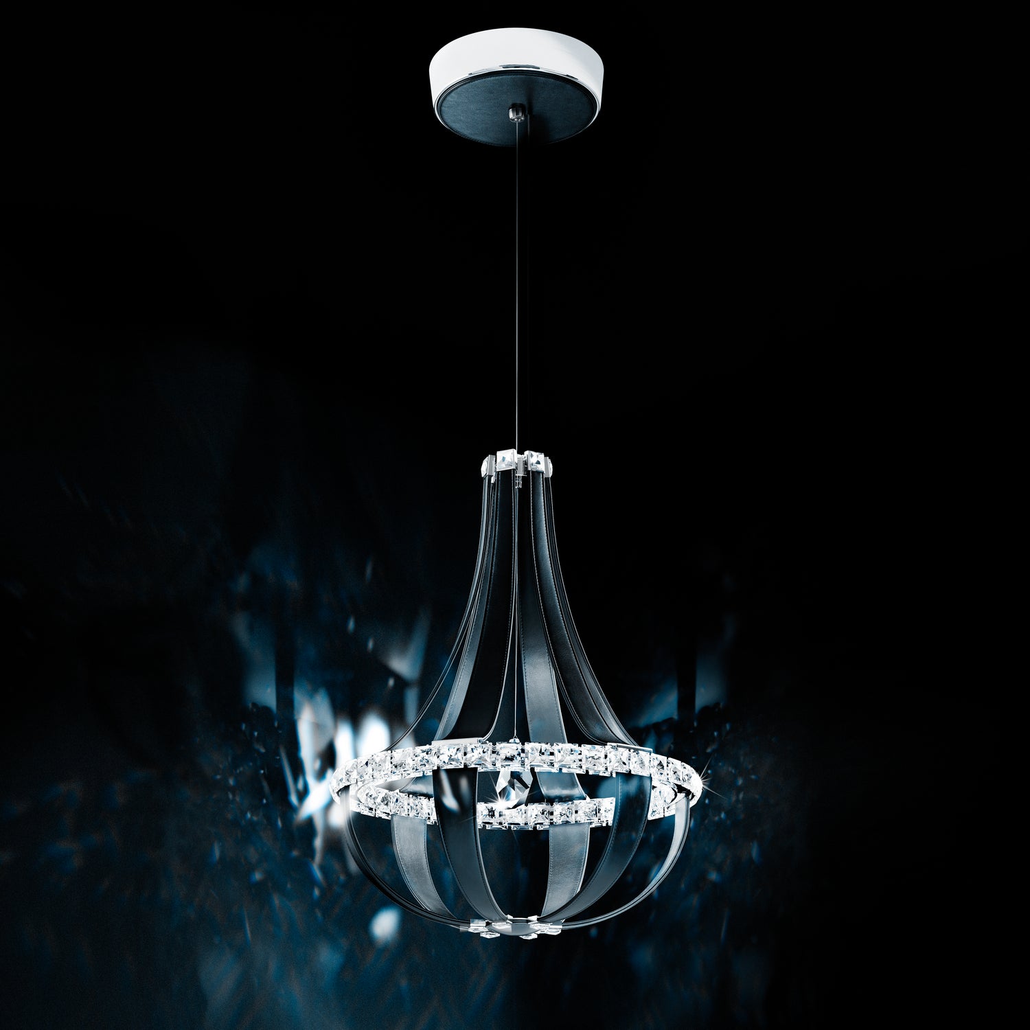 Schonbek - SCE110DN-LB1R - LED Pendant - Crystal Empire LED - Grizzly Black