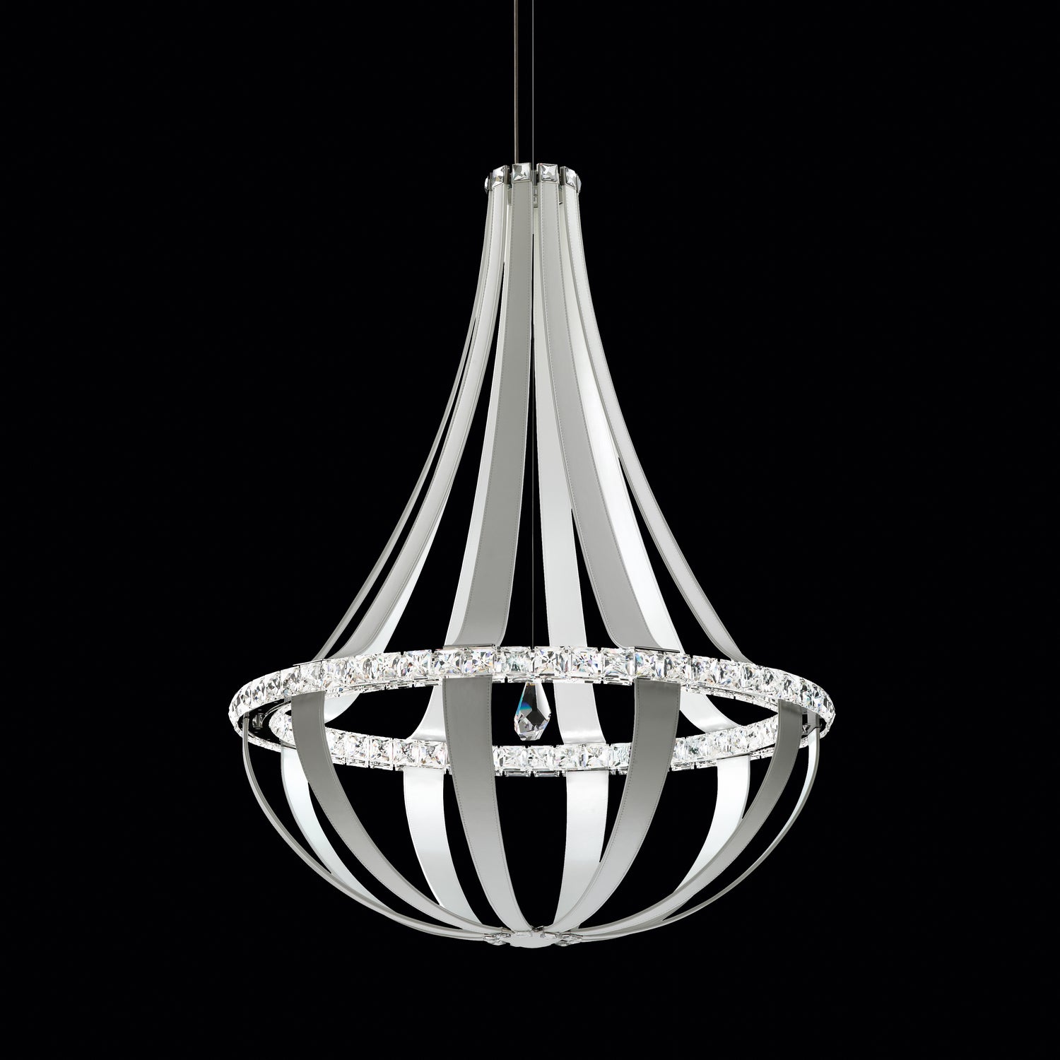 Schonbek - SCE130DN-LB1R - LED Pendant - Crystal Empire LED - Grizzly Black