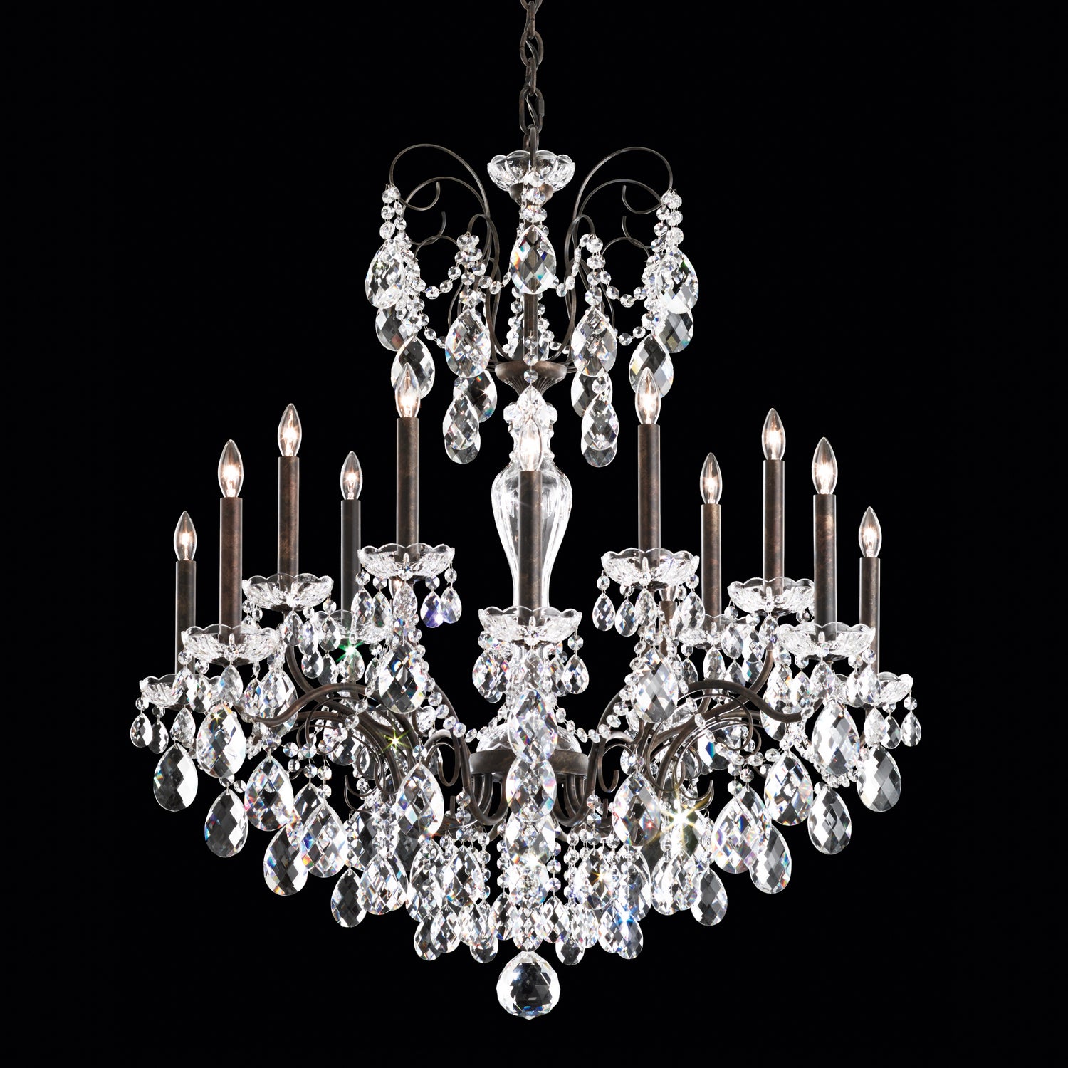 Schonbek - ST1852N-40S - 14 Light Chandelier - Sonatina - Polished Silver