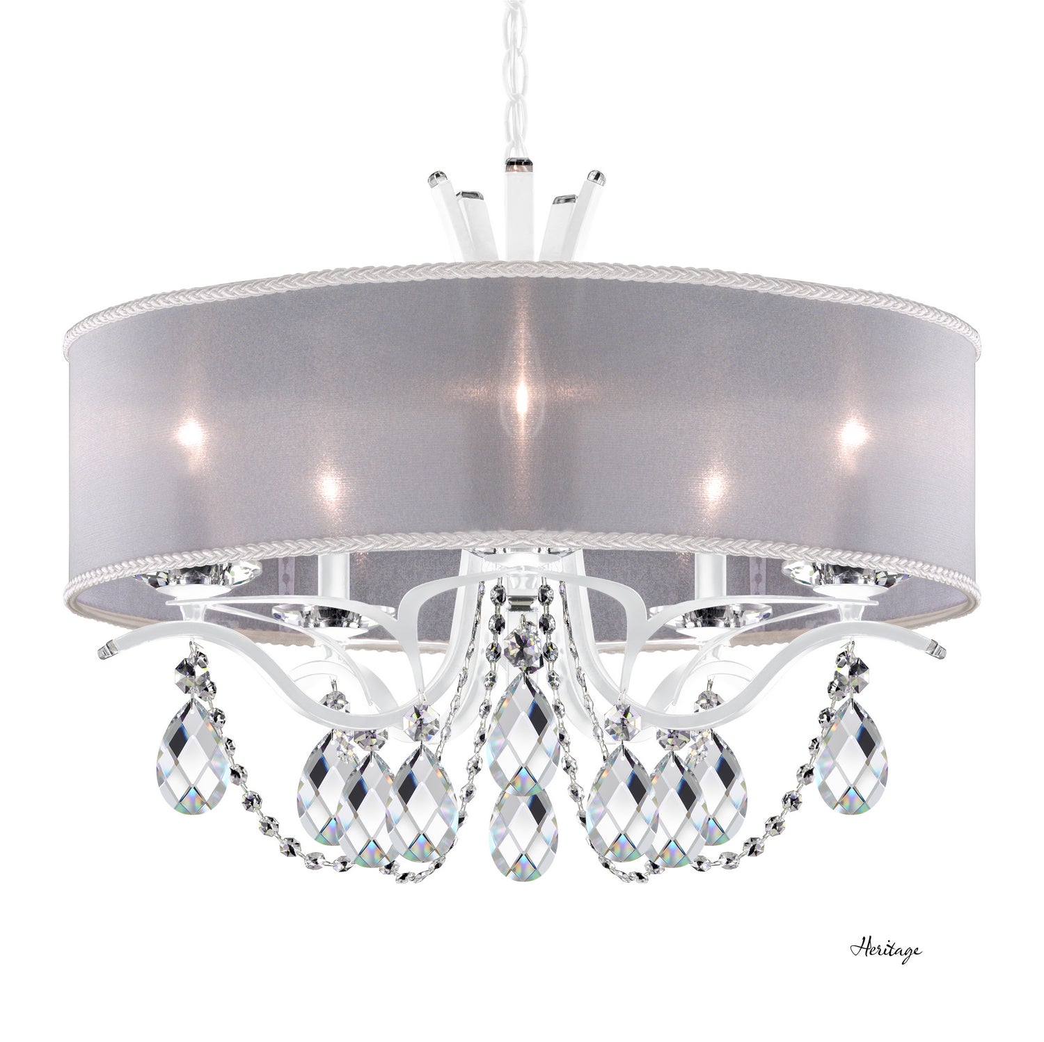 Schonbek - VA8305N-06H1 - Five Light Chandelier - Vesca - White