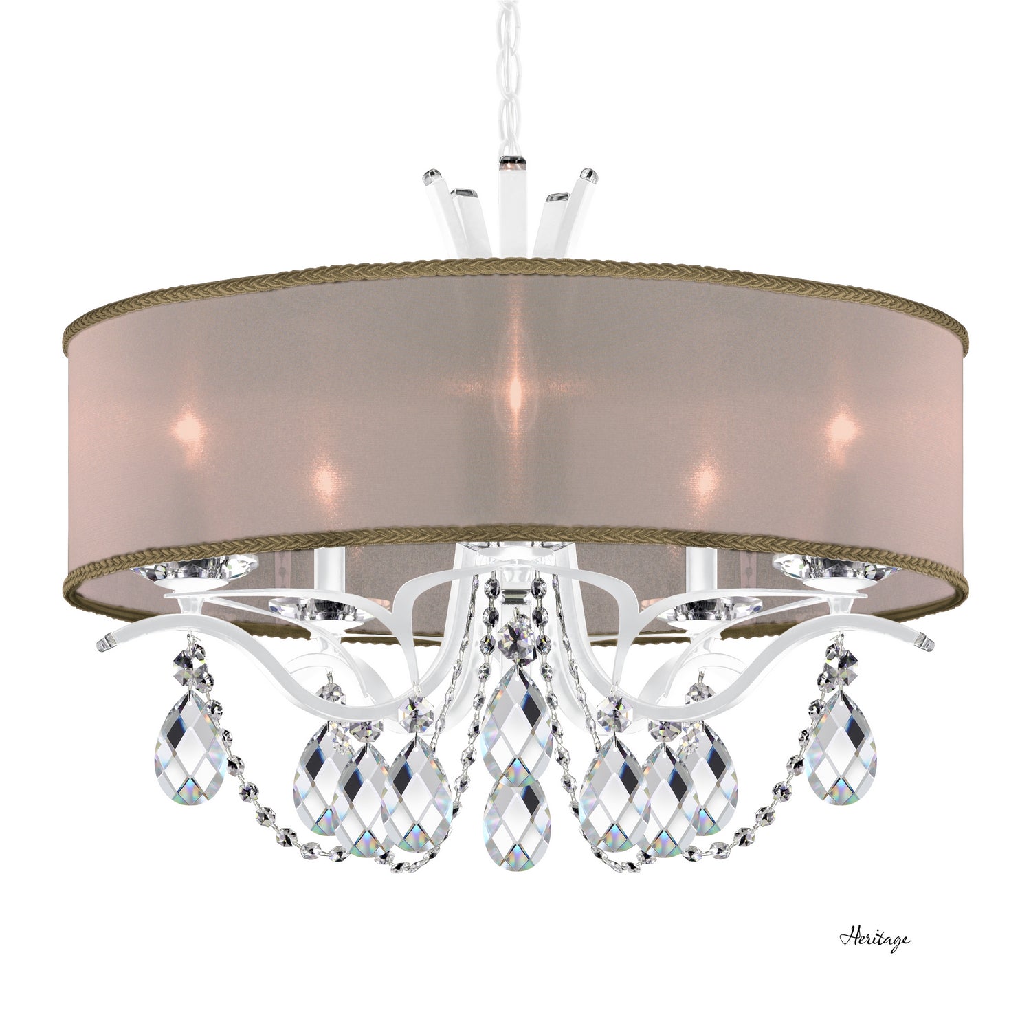 Schonbek - VA8305N-06H2 - Five Light Chandelier - Vesca - White