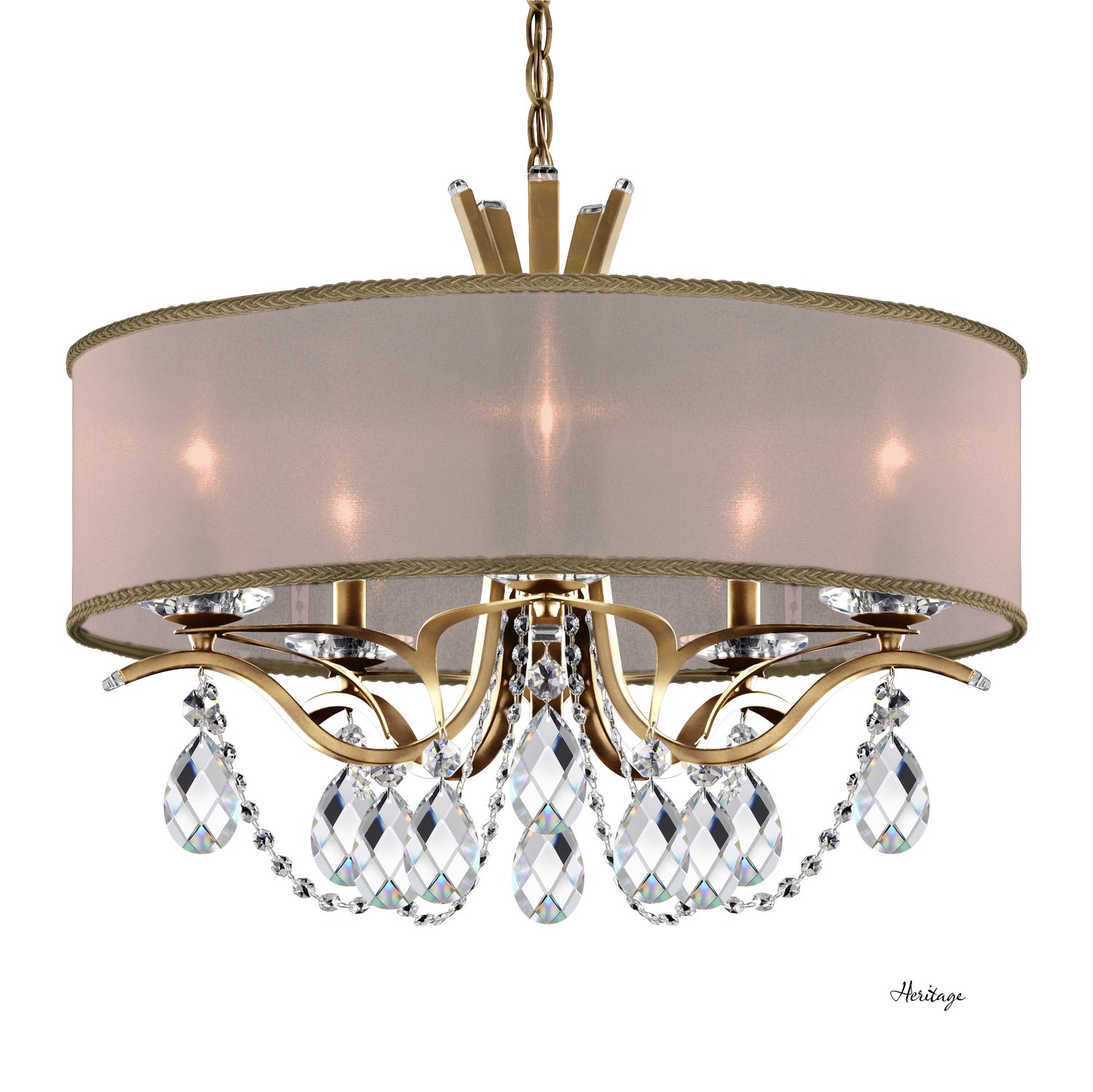 Schonbek - VA8305N-22H2 - Five Light Chandelier - Vesca - Heirloom Gold