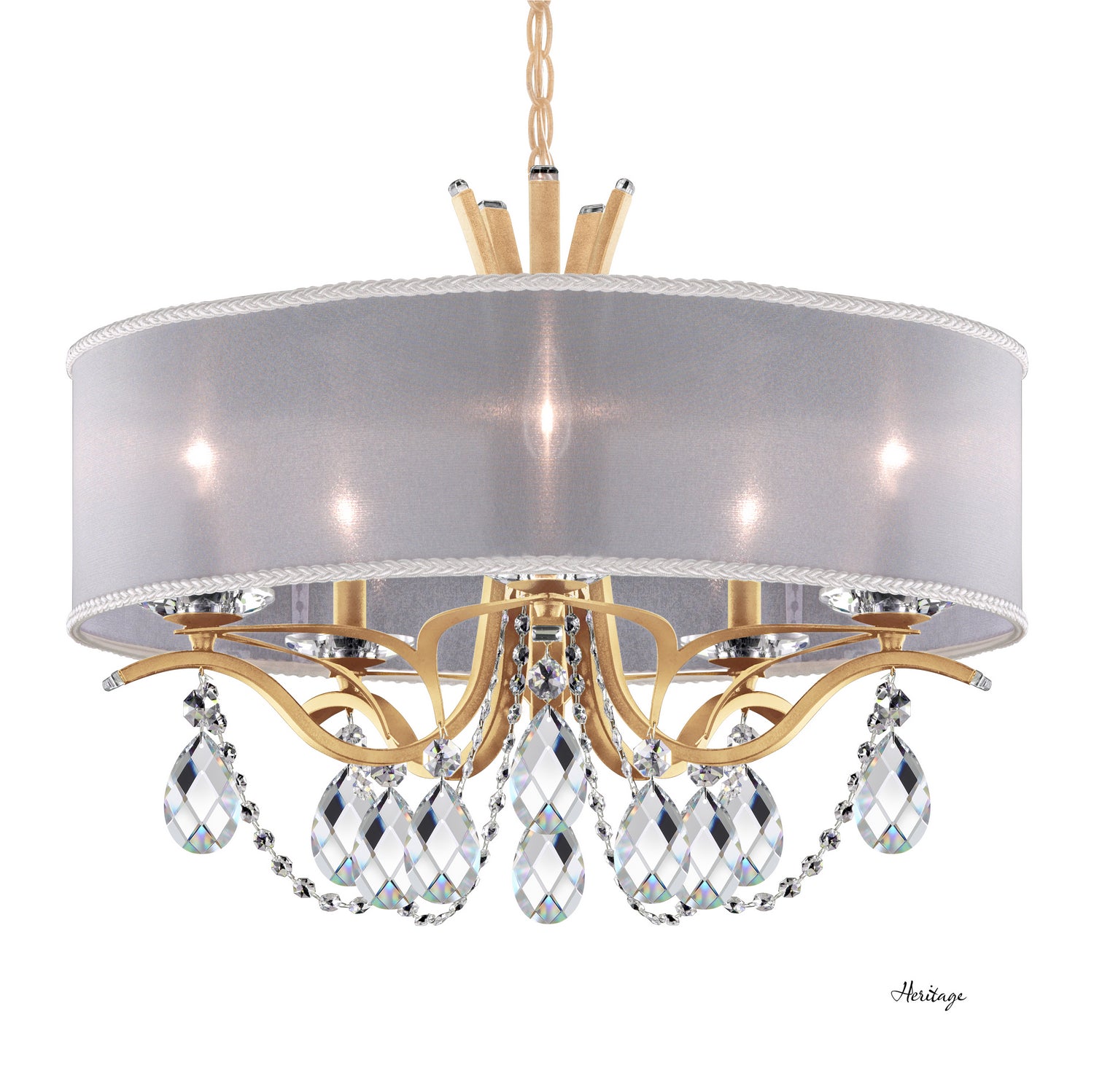 Schonbek - VA8305N-26H1 - Five Light Chandelier - Vesca - French Gold