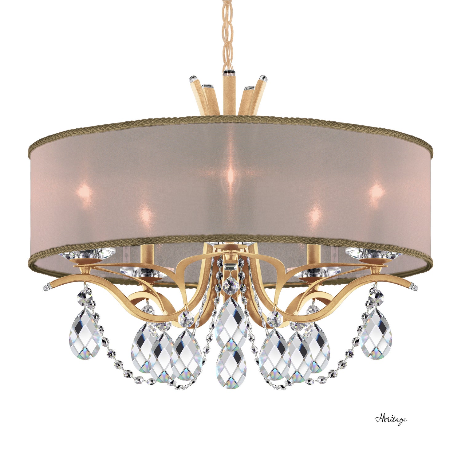 Schonbek - VA8305N-26H2 - Five Light Chandelier - Vesca - French Gold