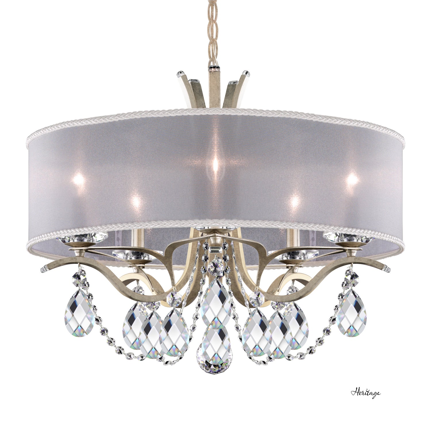 Schonbek - VA8305N-48H1 - Five Light Chandelier - Vesca - Antique Silver