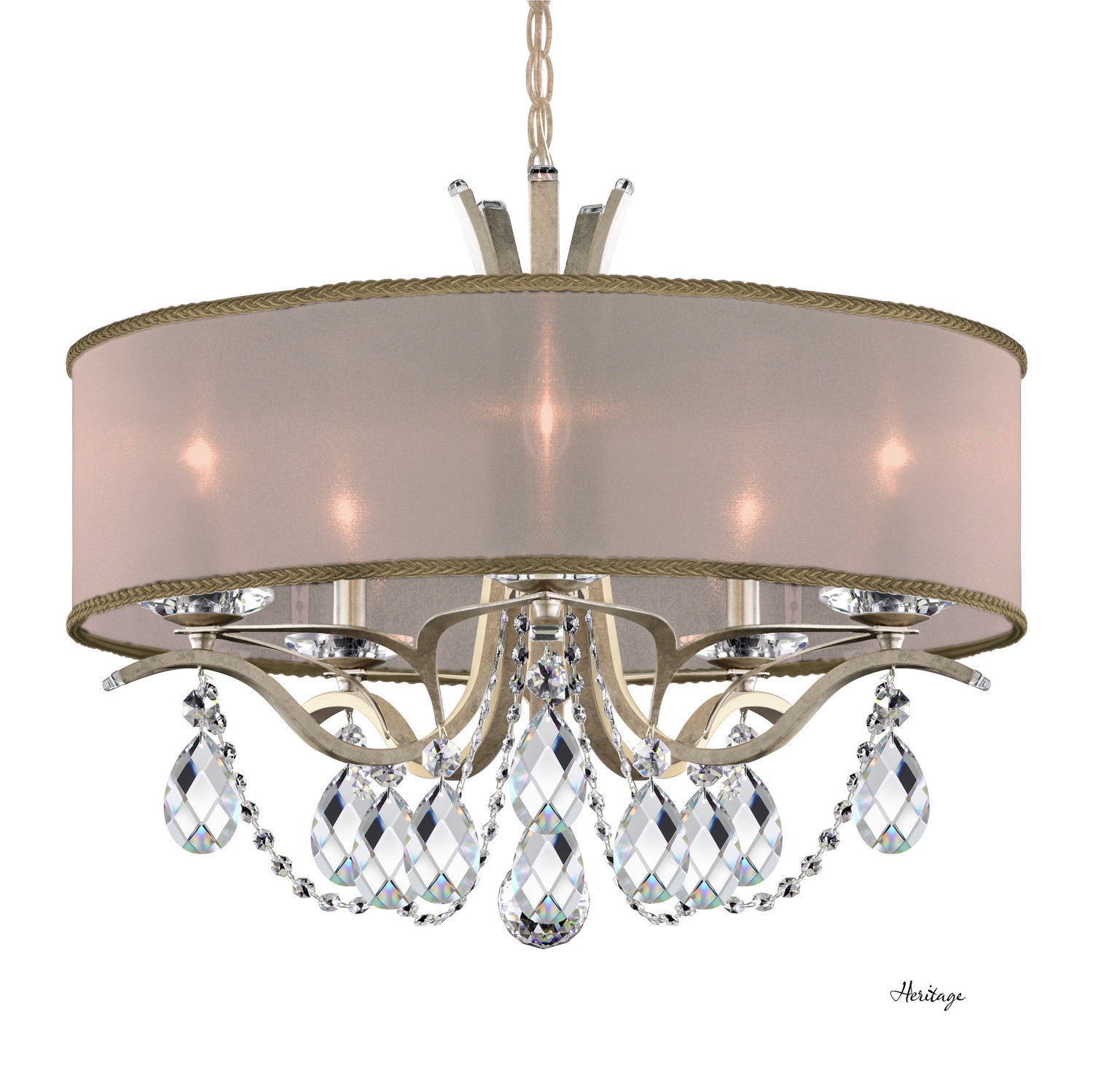 Schonbek - VA8305N-48H2 - Five Light Chandelier - Vesca - Antique Silver