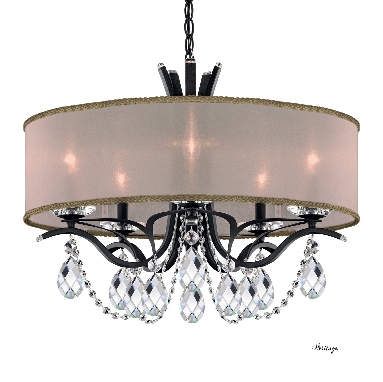 Schonbek - VA8305N-59H2 - Five Light Chandelier - Vesca - Ferro Black