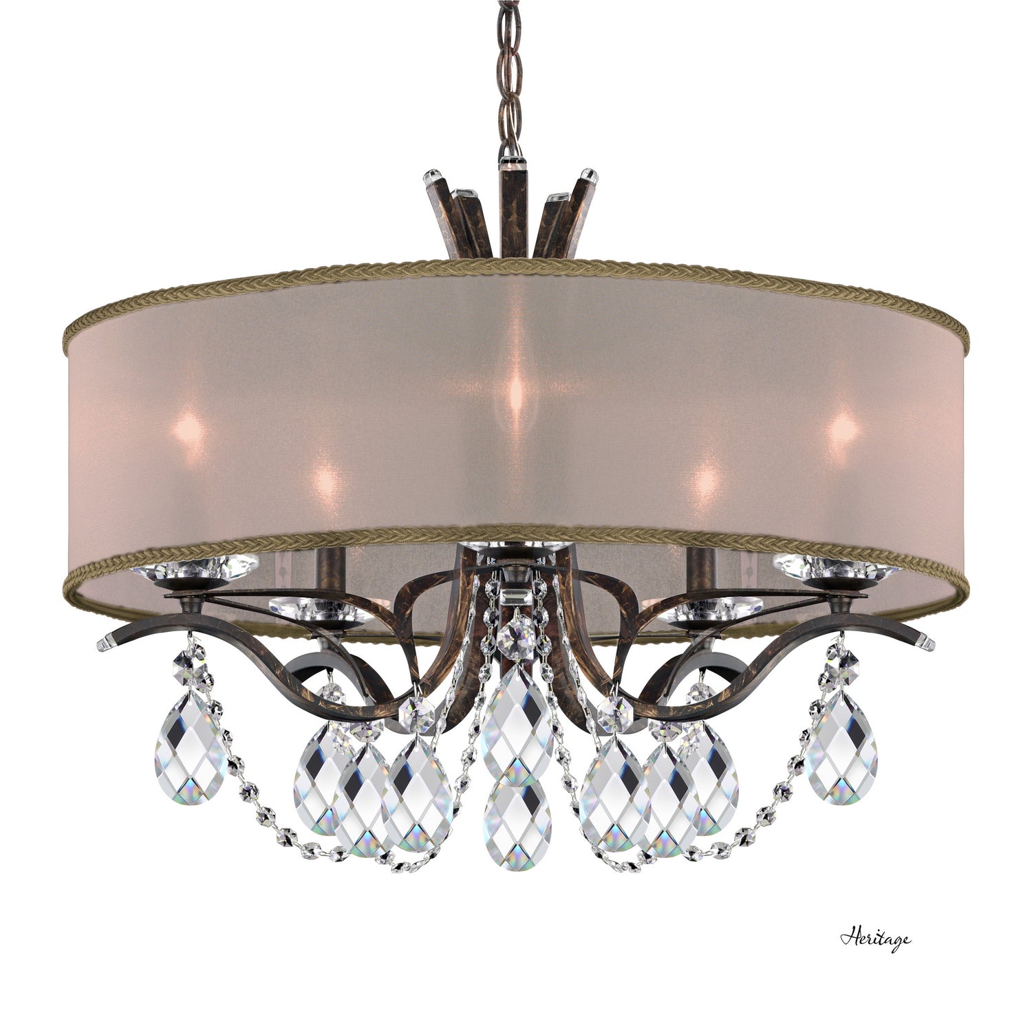Schonbek - VA8305N-76H2 - Five Light Chandelier - Vesca - Heirloom Bronze