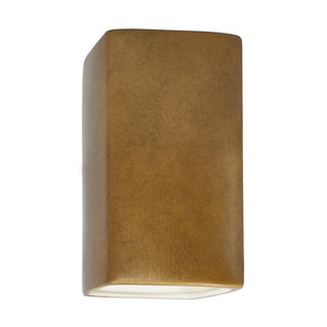 Justice Designs - CER-0910W-ANTG-LED1-1000 - LED Lantern - Ambiance - Antique Gold