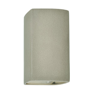 Justice Designs - CER-0910W-CKC-LED1-1000 - LED Lantern - Ambiance - Celadon Green Crackle