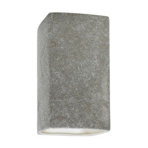 Justice Designs - CER-0910W-TRAM-LED1-1000 - LED Lantern - Ambiance - Mocha Travertine