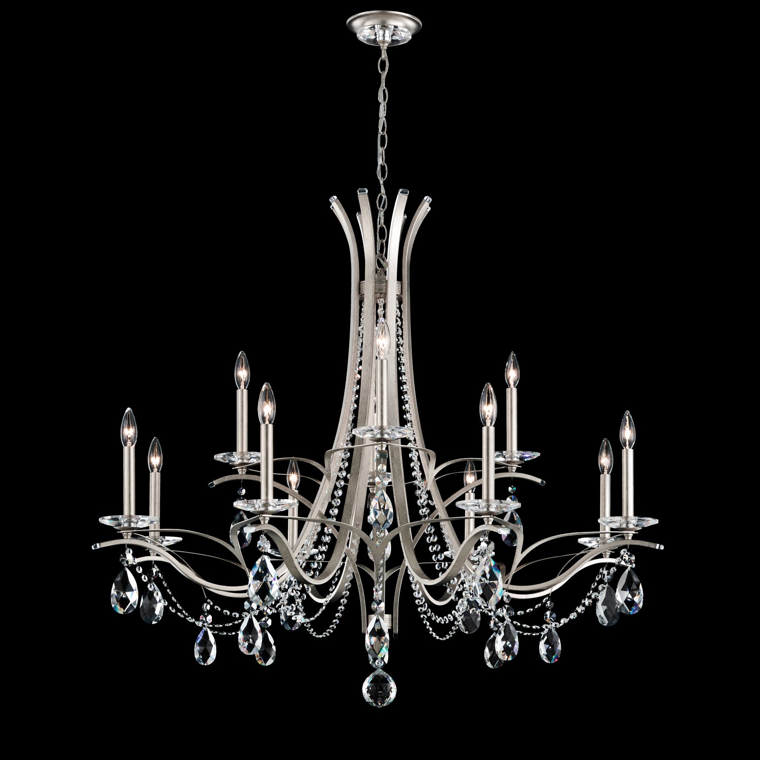 Schonbek - VA8322N-06H - 12 Light Chandelier - Vesca - White