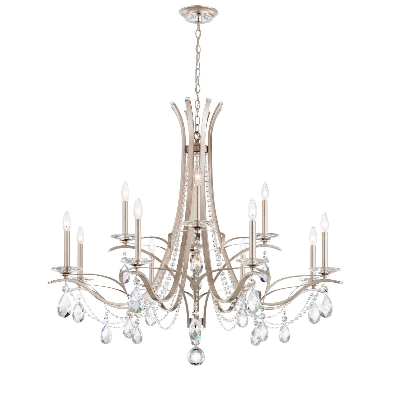 Schonbek - VA8322N-48R - 12 Light Chandelier - Vesca - Antique Silver