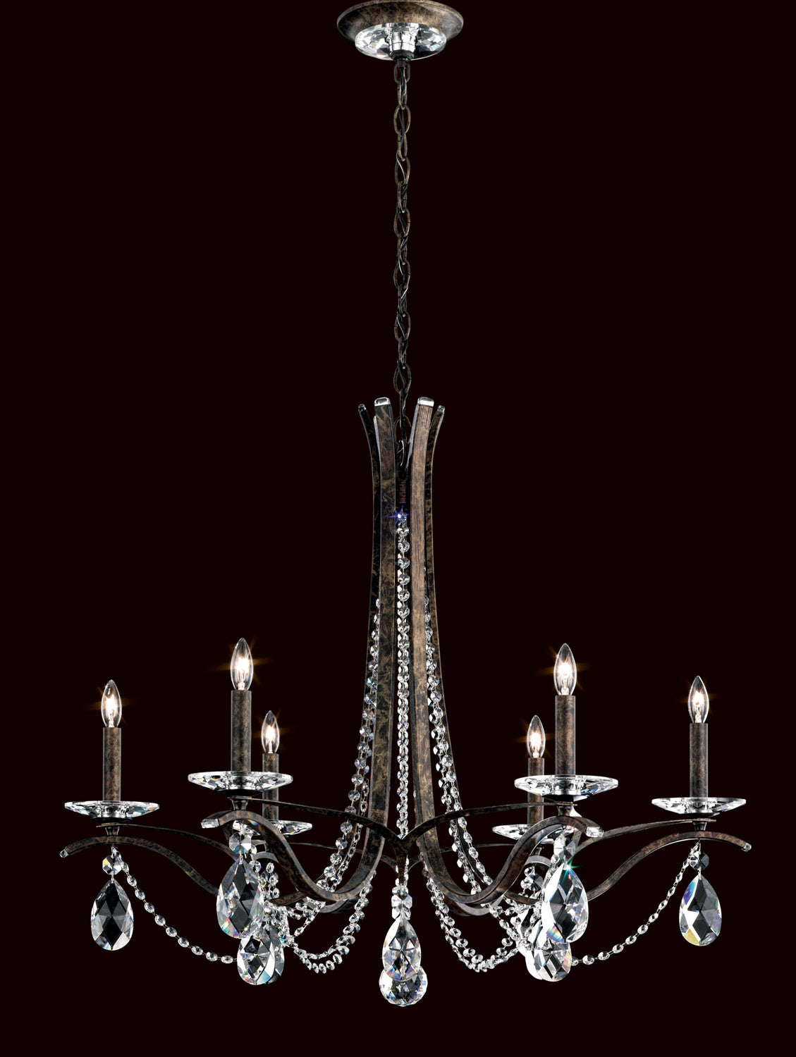 Schonbek - VA8336N-22H - Six Light Chandelier - Vesca - Heirloom Gold