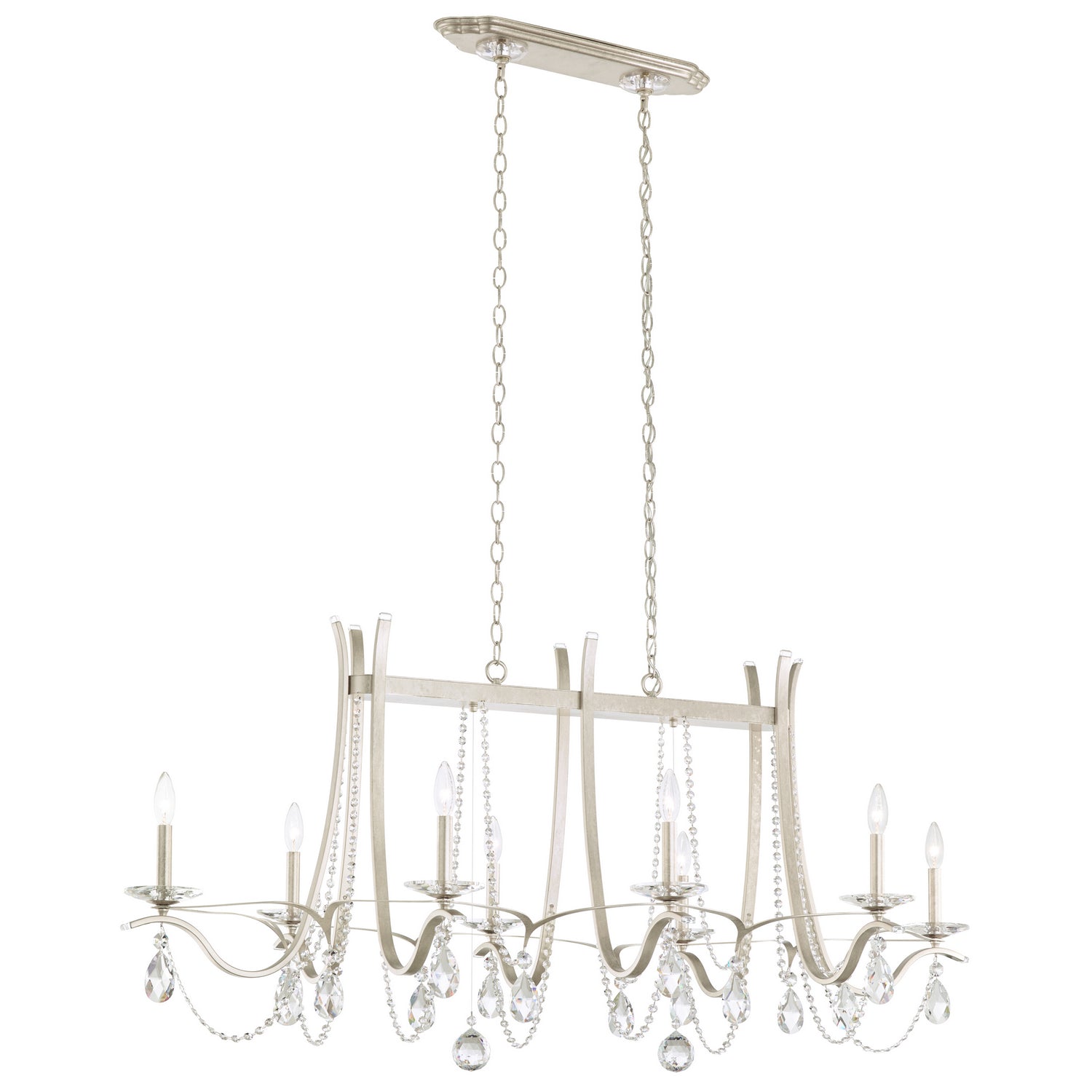 Schonbek - VA8436N-48R - Eight Light Chandelier - Vesca - Antique Silver