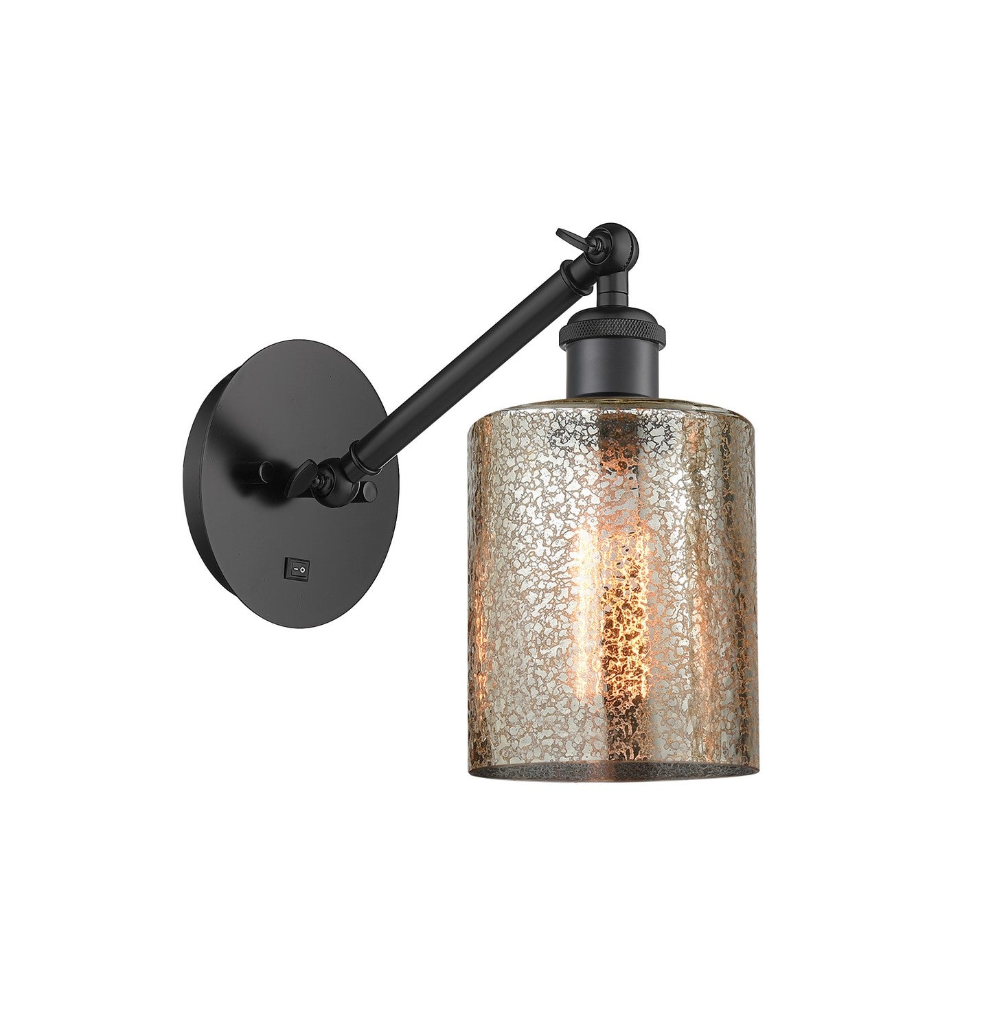 Innovations - 317-1W-BK-G116 - One Light Wall Sconce - Ballston - Matte Black