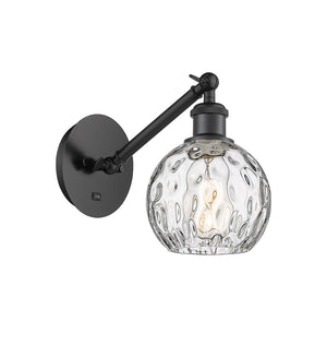 Innovations - 317-1W-BK-G1215-6 - One Light Wall Sconce - Ballston - Matte Black