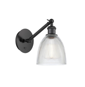 Innovations - 317-1W-BK-G382 - One Light Wall Sconce - Ballston - Matte Black