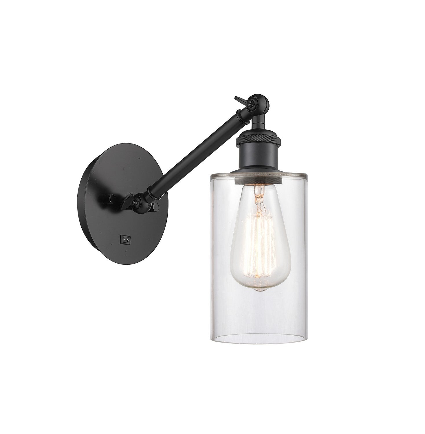 Innovations - 317-1W-BK-G802 - One Light Wall Sconce - Ballston - Matte Black