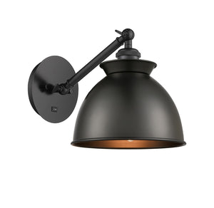 Innovations - 317-1W-BK-M14-BK - One Light Wall Sconce - Ballston - Matte Black