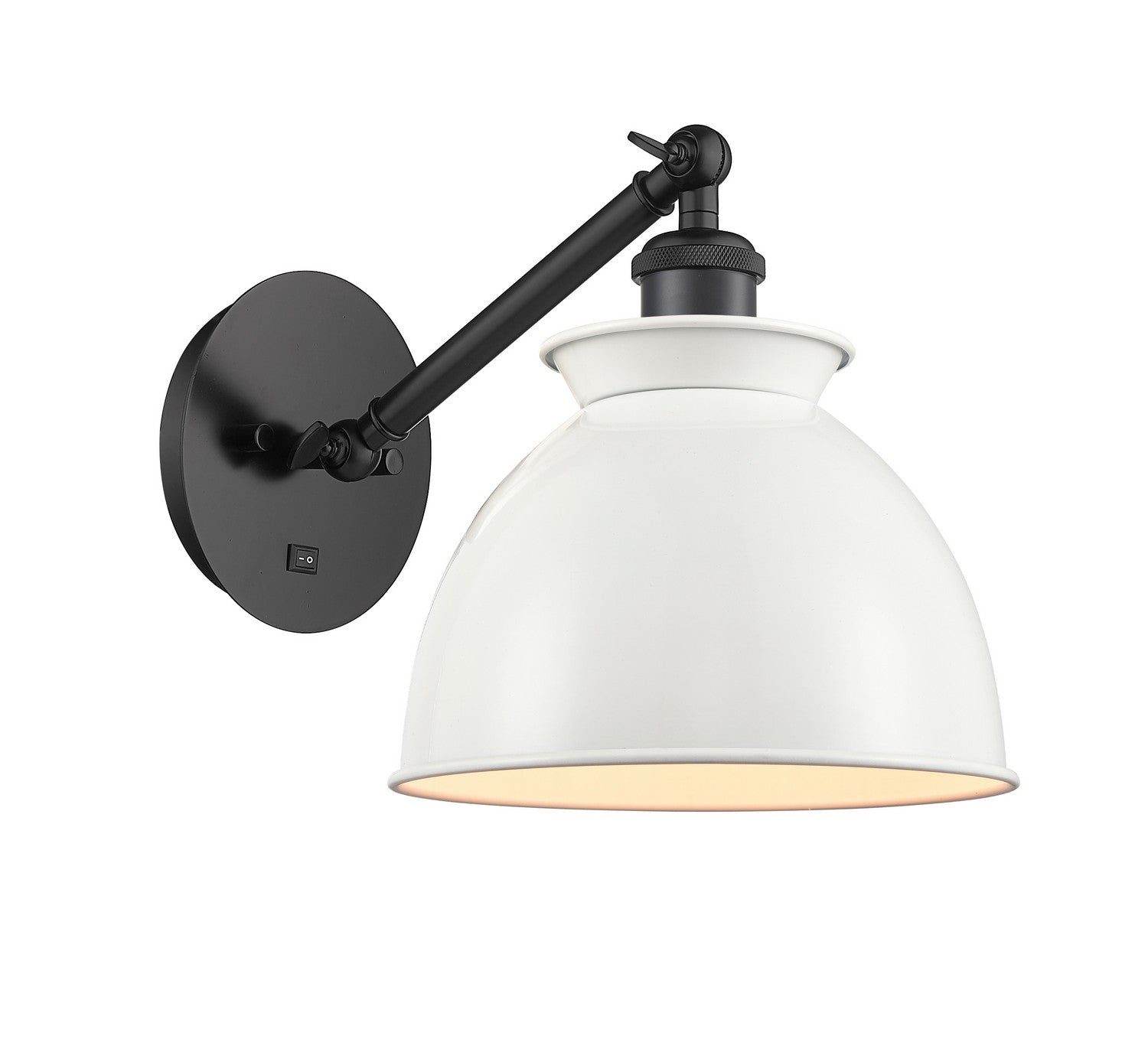 Innovations - 317-1W-BK-M14-W - One Light Wall Sconce - Ballston - Matte Black