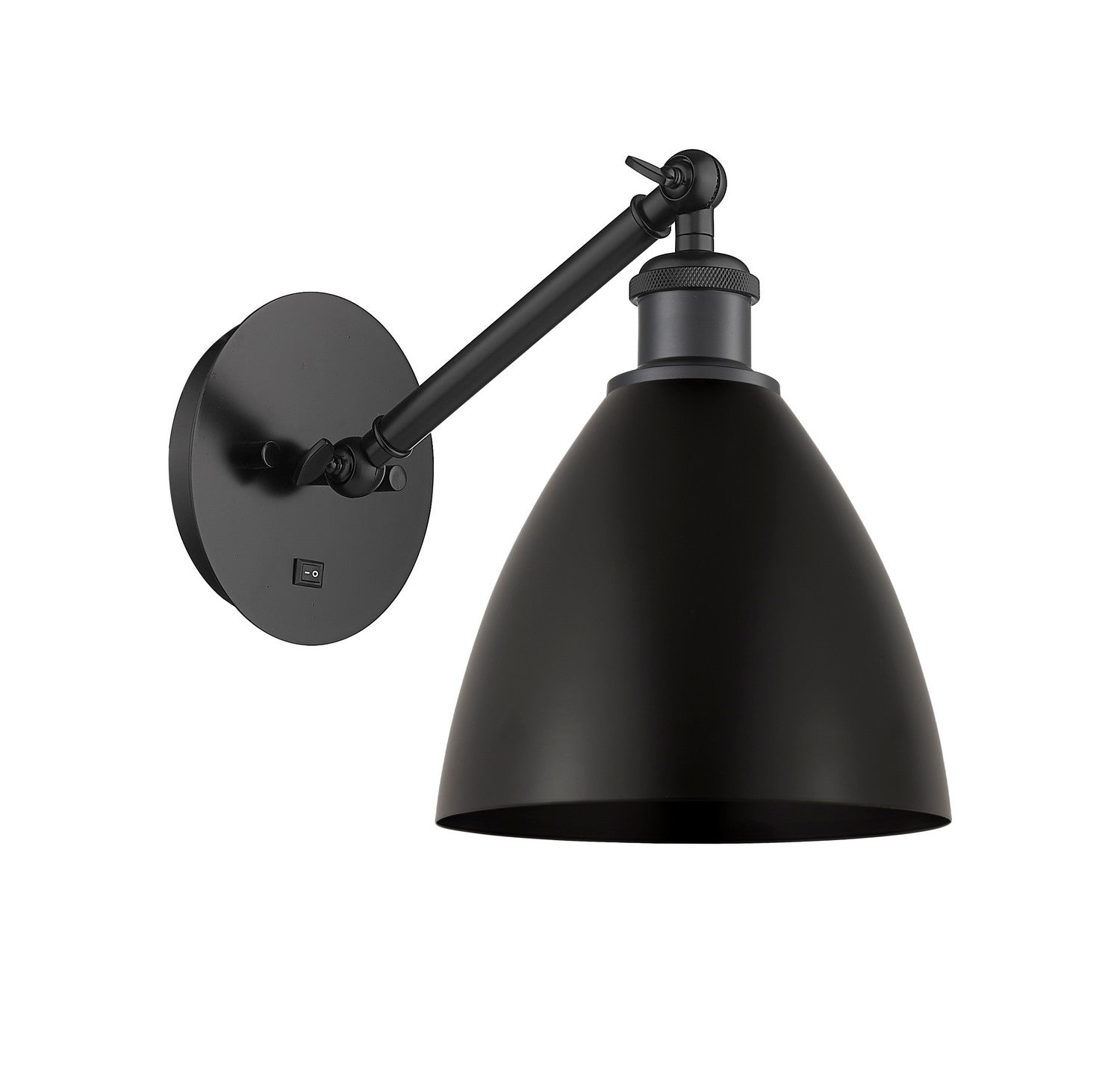 Innovations - 317-1W-BK-MBD-75-BK - One Light Wall Sconce - Ballston - Matte Black