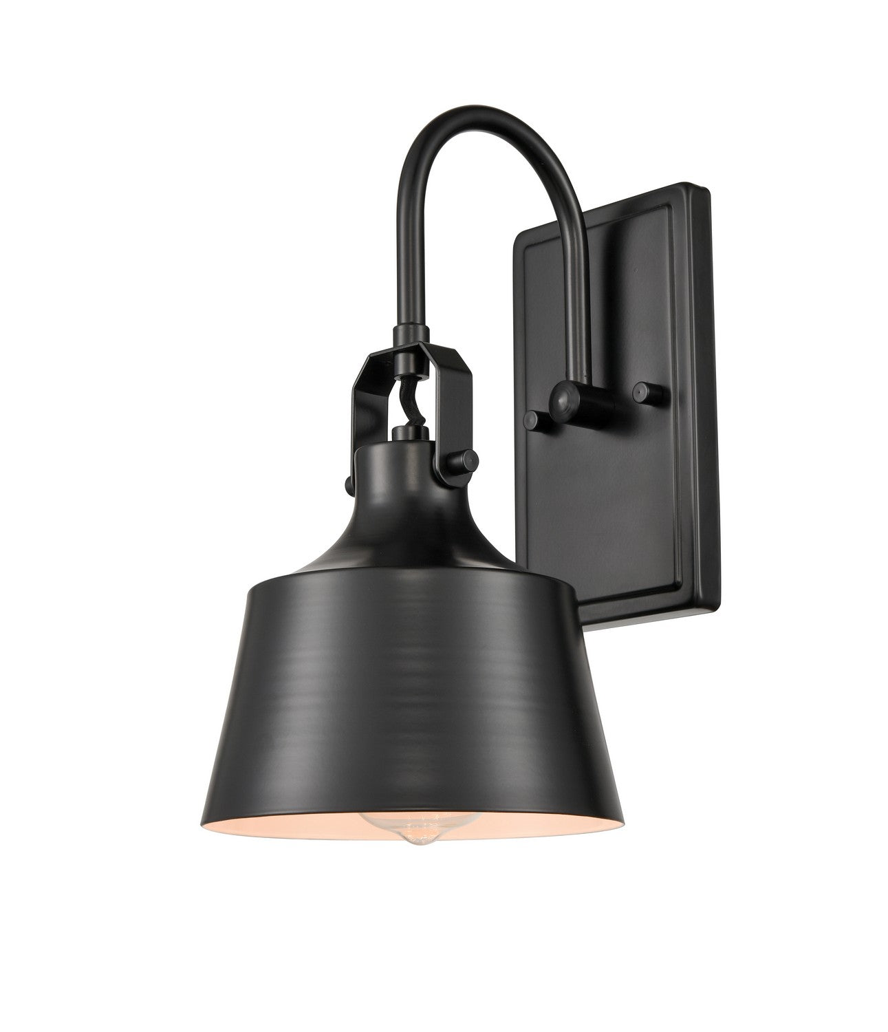 Innovations - 370-1W-BK-M-LED - LED Wall Sconce - Auralume - Matte Black