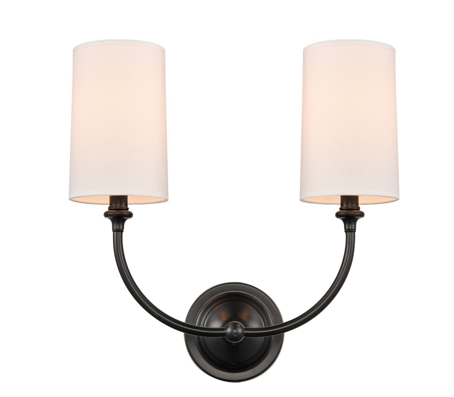 Innovations - 372-2W-BK-S1 - Two Light Wall Sconce - Giselle - Matte Black