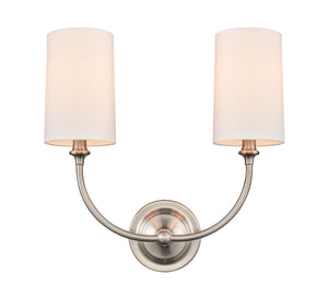 Innovations - 372-2W-SN-S1 - Two Light Wall Sconce - Giselle - Brushed Satin Nickel