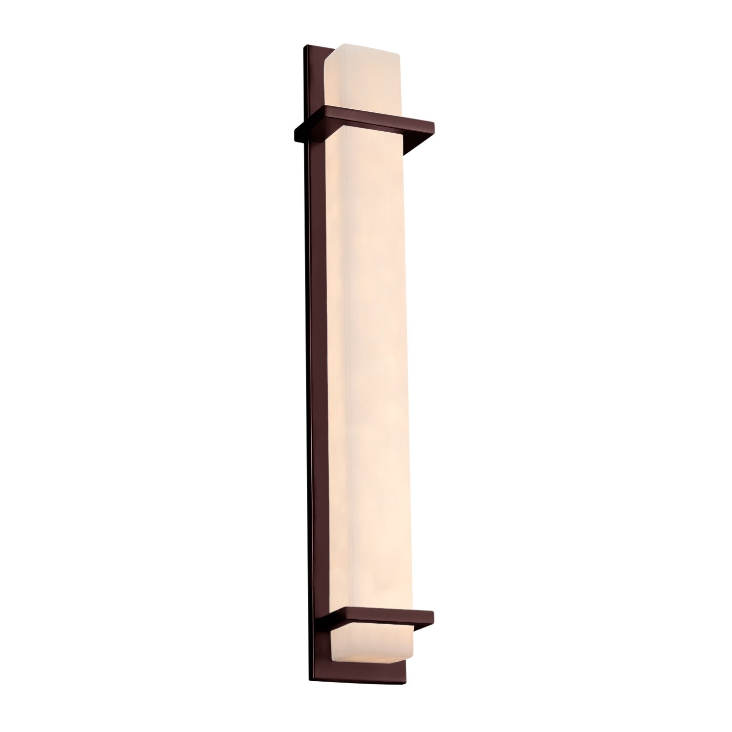 Justice Designs - CLD-7616W-DBRZ - LED Outdoor Wall Sconce - Clouds - Dark Bronze