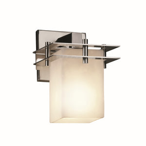 Justice Designs - CLD-8171-15-NCKL - One Light Wall Sconce - Clouds - Brushed Nickel