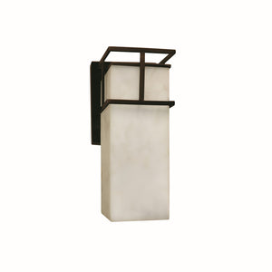 Justice Designs - CLD-8643W-DBRZ - One Light Outdoor Wall Sconce - Clouds - Dark Bronze