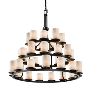 Justice Designs - CLD-8712-10-DBRZ - 36 Light Chandelier - Clouds - Dark Bronze