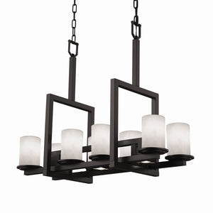 Justice Designs - CLD-8718-10-MBLK - 11 Light Chandelier - Clouds - Matte Black