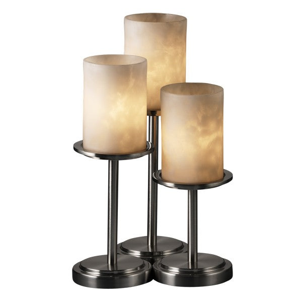 Justice Designs - CLD-8797-10-NCKL-LED3-2100 - LED Table Lamp - Clouds - Brushed Nickel