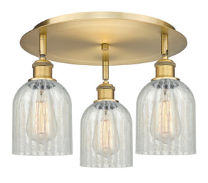 Innovations - 516-3C-BB-G2511 - Three Light Flush Mount - Downtown Urban - Brushed Brass