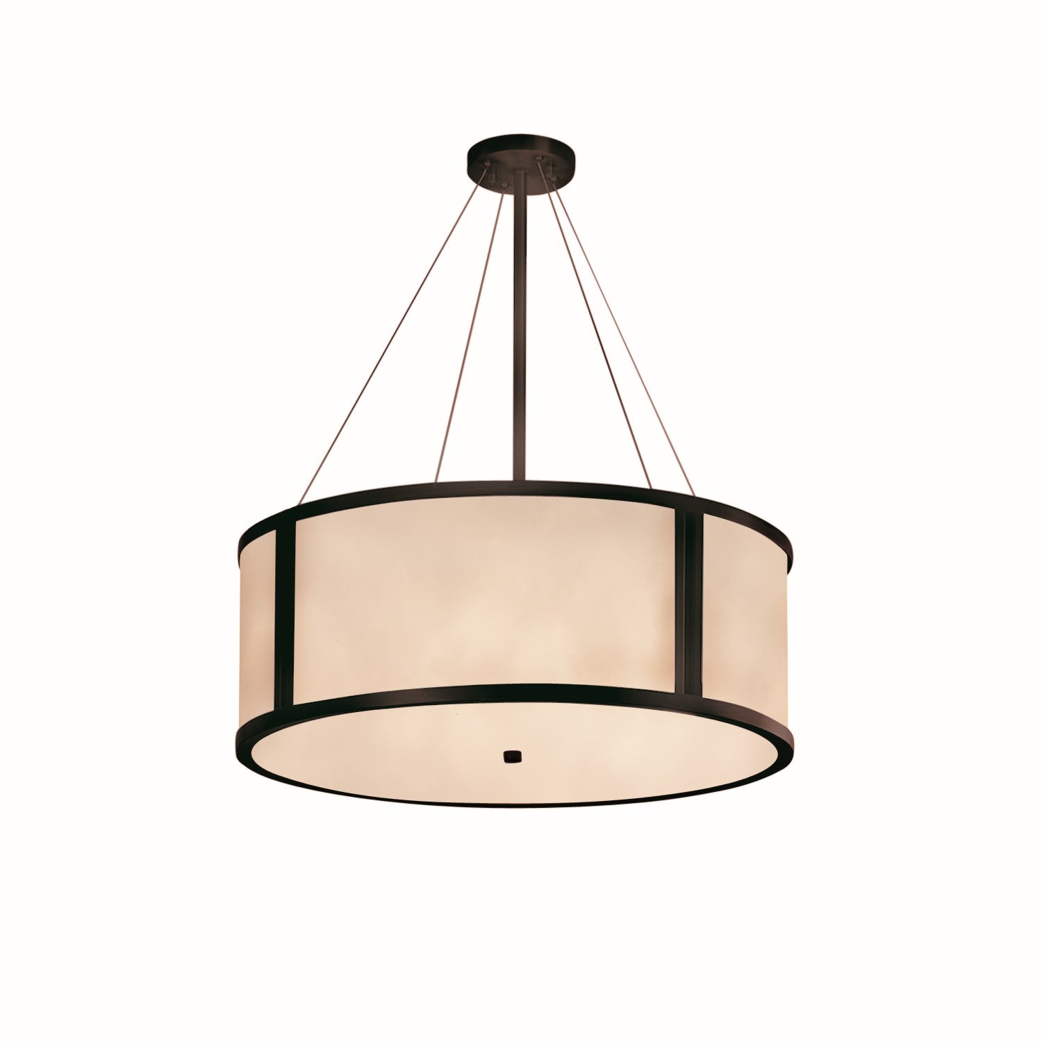 Justice Designs - CLD-9544-DBRZ - Eight Light Pendant - Clouds - Dark Bronze