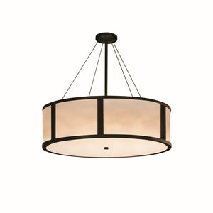 Justice Designs - CLD-9547-DBRZ - Eight Light Pendant - Clouds - Dark Bronze