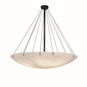 Justice Designs - CLD-9668-35-DBRZ-F1 - 16 Light Pendant - Clouds - Dark Bronze