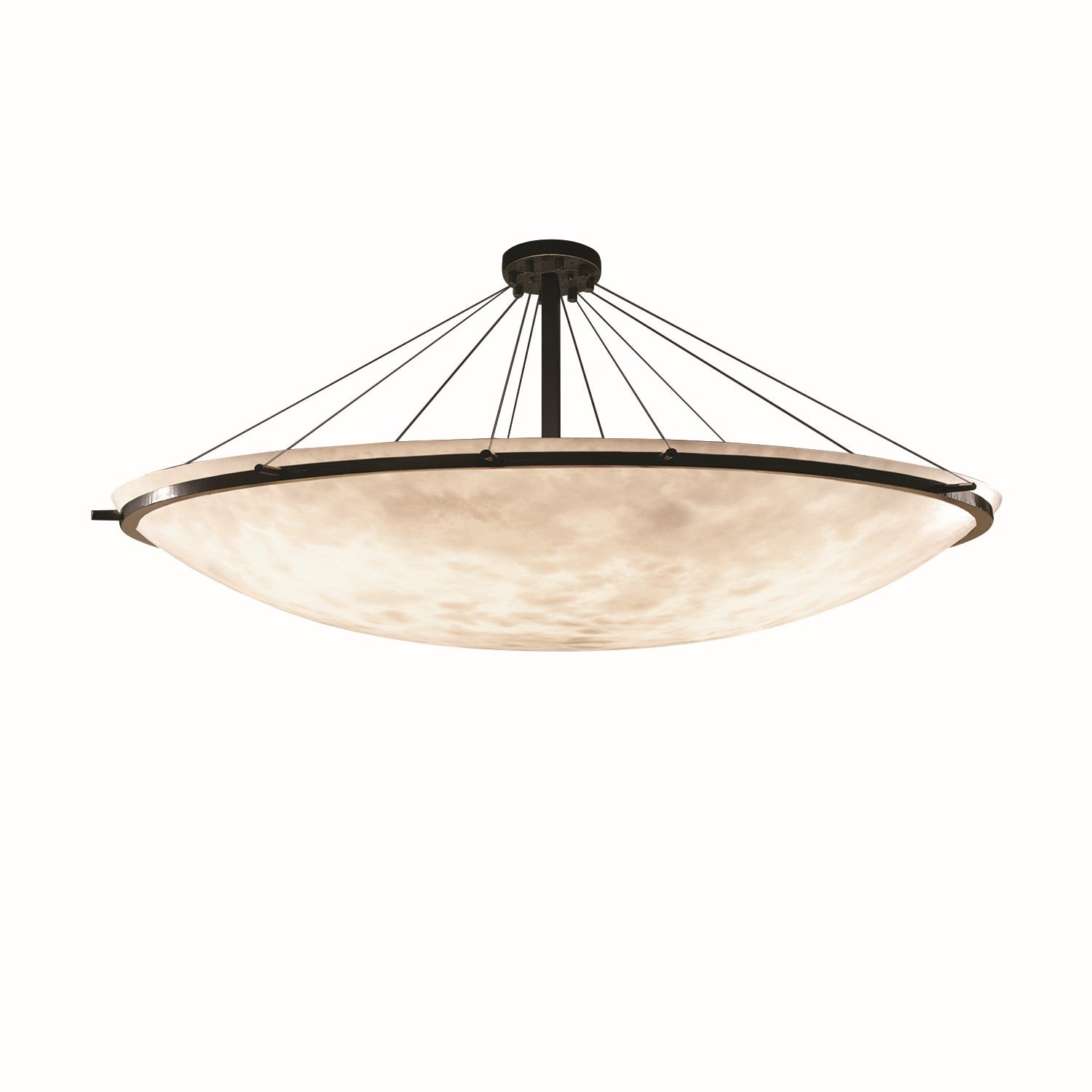 Justice Designs - CLD-9688-35-DBRZ - 16 Light Semi-Flush Mount - Clouds - Dark Bronze