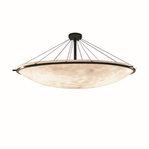 Justice Designs - CLD-9688-35-DBRZ - 16 Light Semi-Flush Mount - Clouds - Dark Bronze