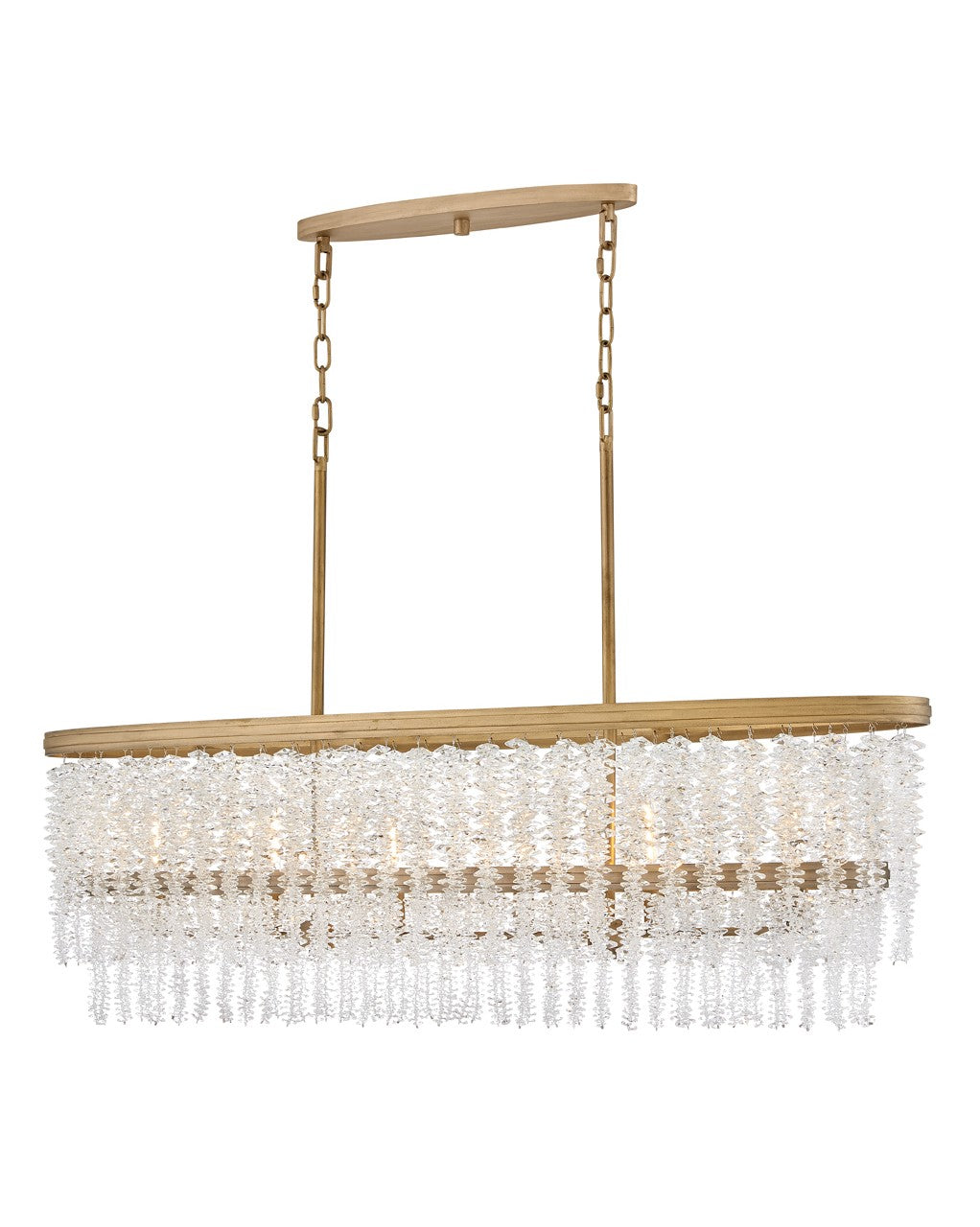 Fredrick Ramond - FR41496BNG - LED Linear Pendant - Rubina - Burnished Gold