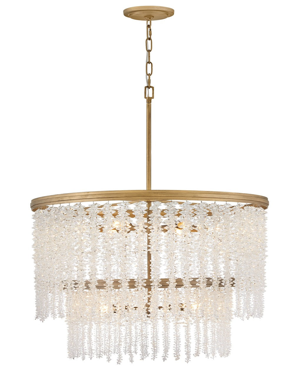 Fredrick Ramond - FR41498BNG - LED Chandelier - Rubina - Burnished Gold