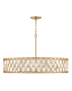 Fredrick Ramond - FR41506PI - LED Chandelier - Estie - Piastra Gold