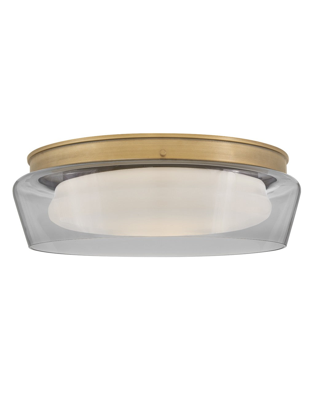 Fredrick Ramond - FR41513HB - LED Flush Mount - Demi - Heritage Brass