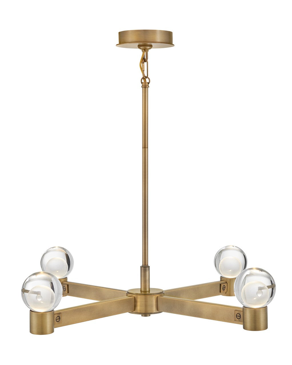 Fredrick Ramond - FR41545HB - LED Chandelier - Lyric - Heritage Brass