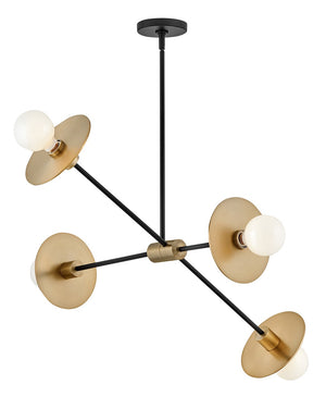 Lark - 83885LCB - LED Chandelier - Lulu - Lacquered Brass